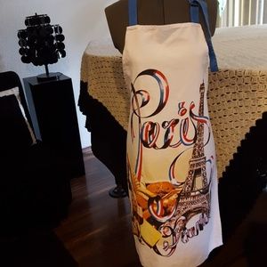 Paris France Print Apron.